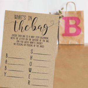 Read more about the article What’s in the Bag Baby Shower Game: Discover it