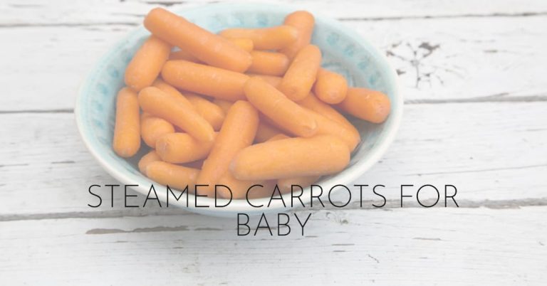 How to Steam Carrots for Baby