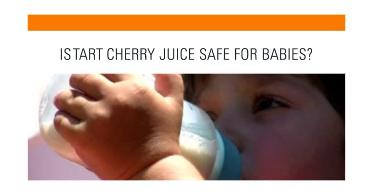 Is Tart Cherry Juice Safe for Babies