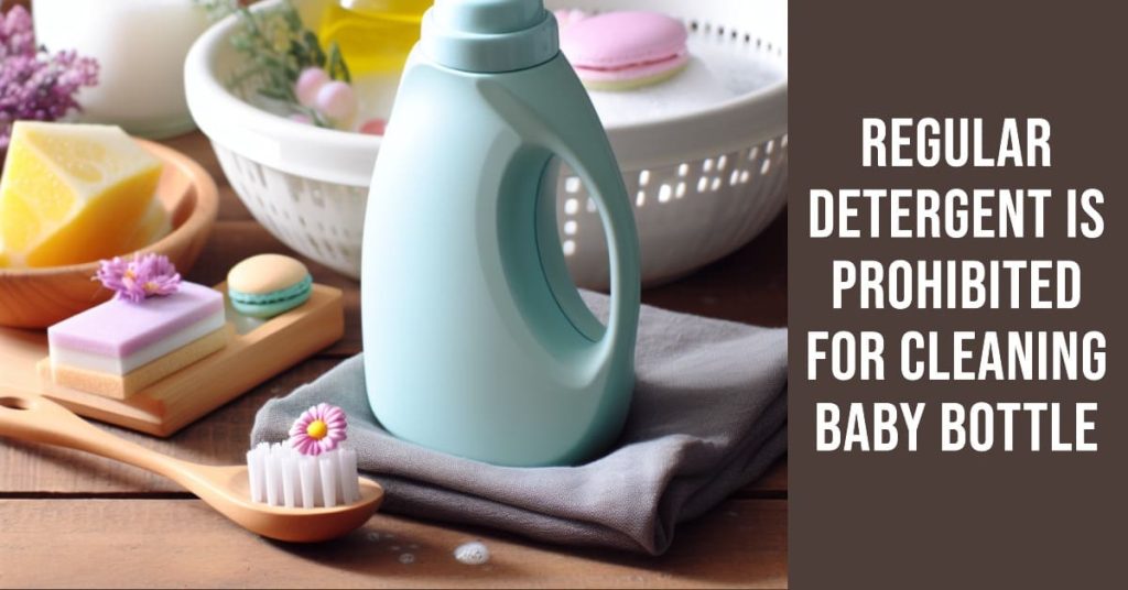What are the Risks of Using Regular Dishwasher Detergent on a Baby Bottle 