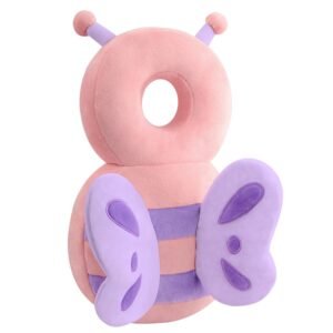Read more about the article Fluttering Safety: A Sweet Review of the Pink Butterfly Baby Head Protection Backpack!