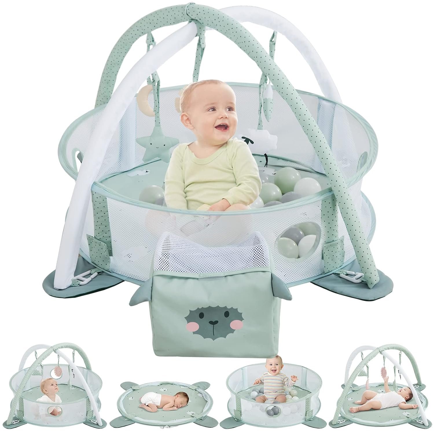 Read more about the article Playful Adventures: A Review of the Beright 5-in-1 Baby Gym & Play Mat!