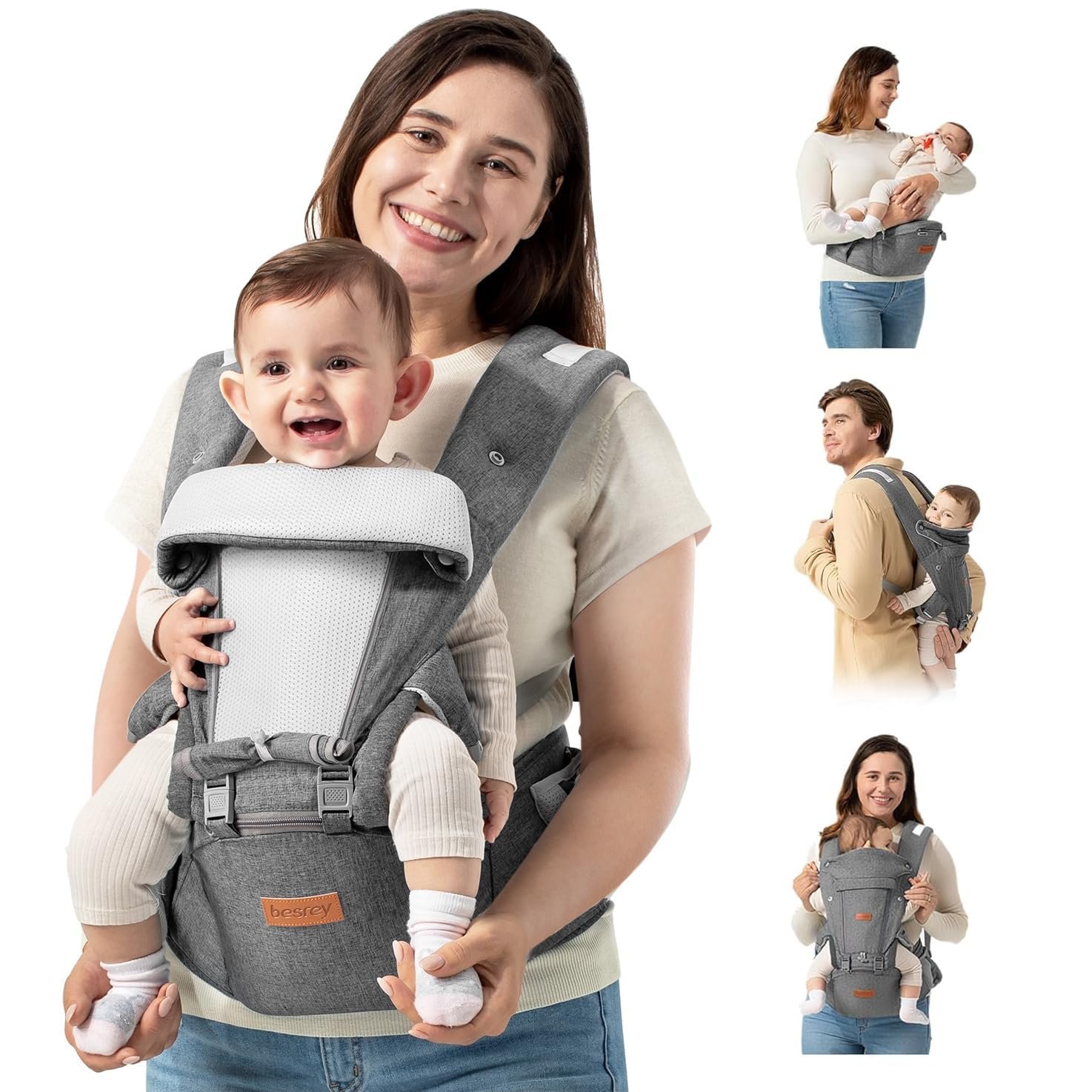 Read more about the article Snuggle in Style: A Review of the besrey 9-in-1 Baby Carrier!