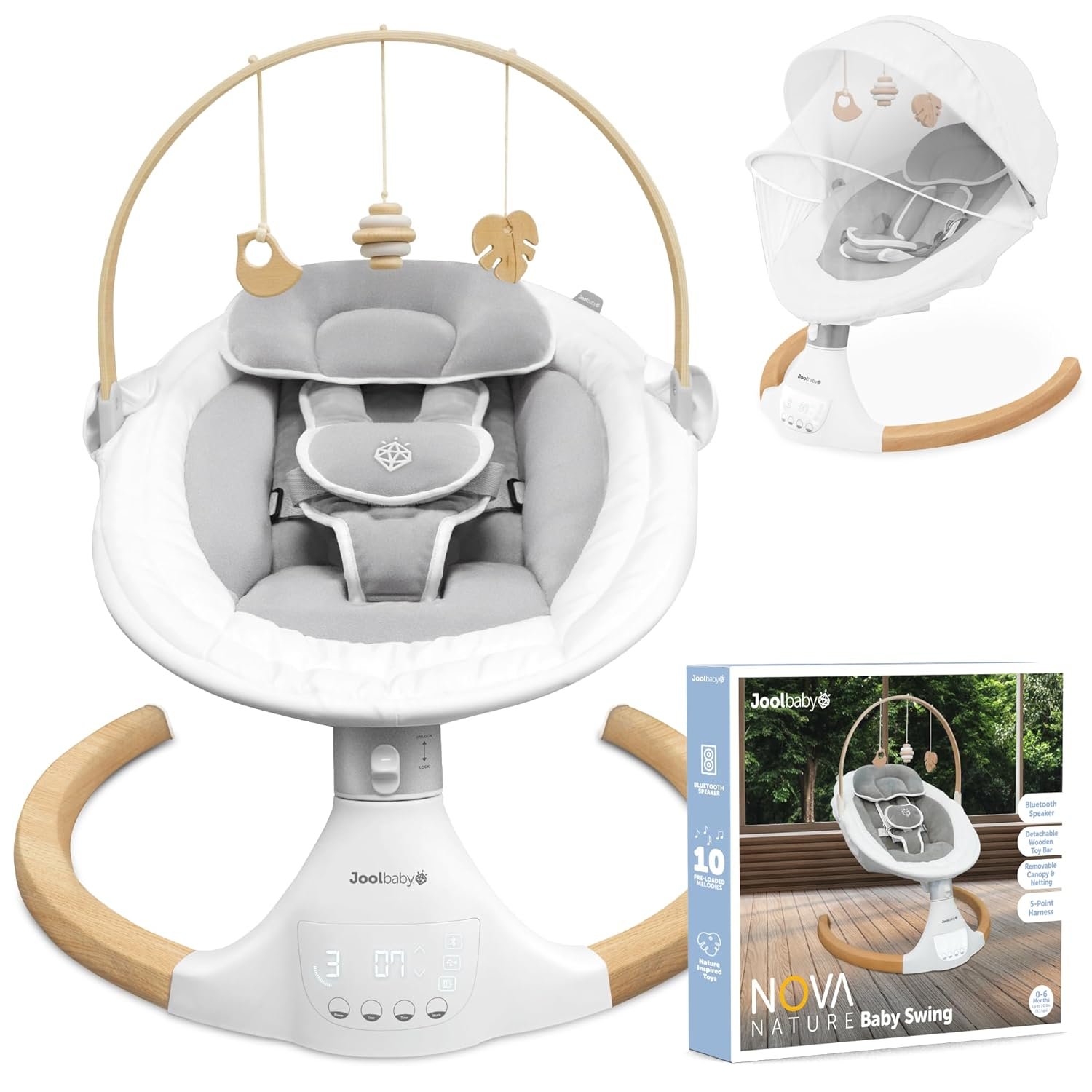 Read more about the article Swing into Serenity: A Review of the Jool Baby Nova Nature Baby Swing