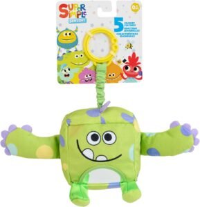 Read more about the article Snuggle and Discover: A Review of Hugo the Green Sensory Plush Monster!