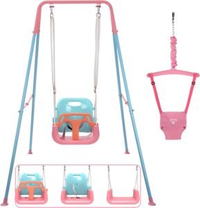 Read more about the article Swinging into Fun: Our Review of the Taleco Gear 2-in-1 Toddler Swing & Jumper!