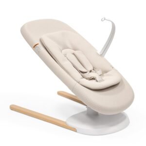 Read more about the article Gentle Moments: A Review of the Stokke Yoga Baby Bouncer & Swing in Light Sand