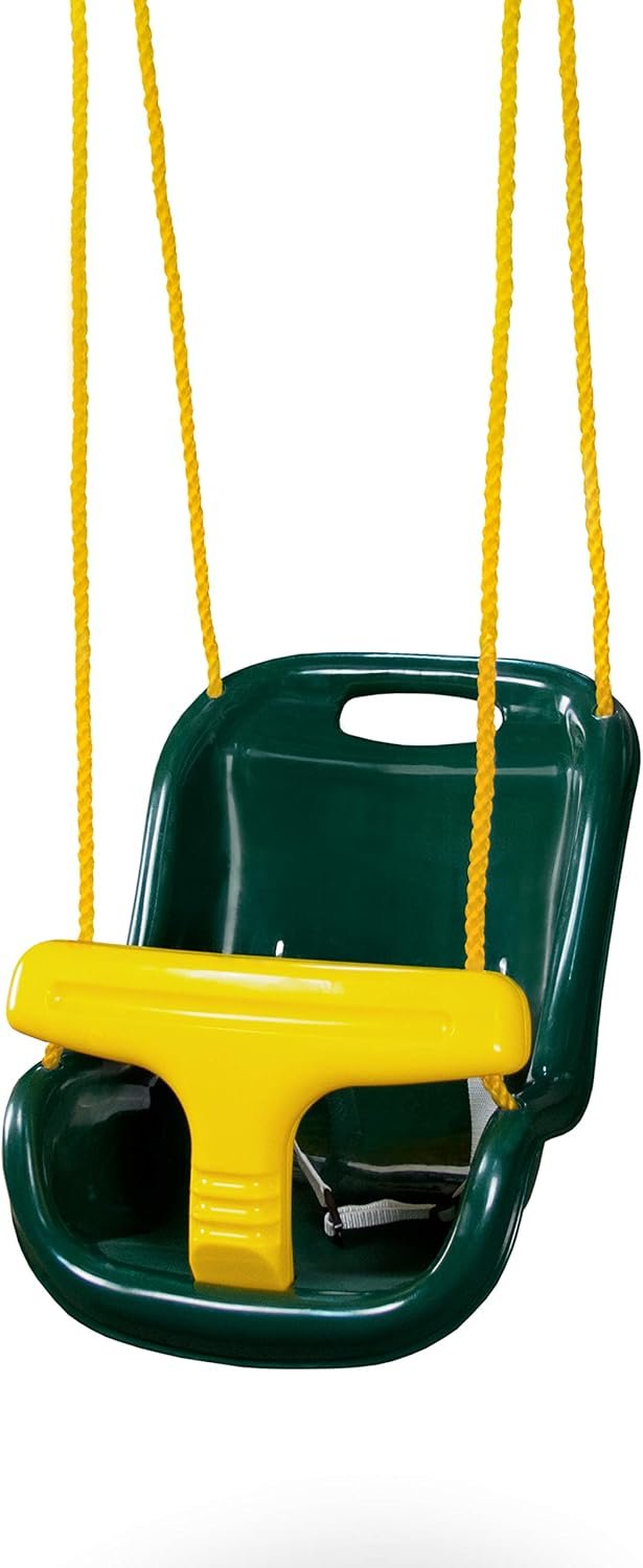 Read more about the article Swinging into Safety: A Review of the Gorilla Playsets High Back Infant Swing