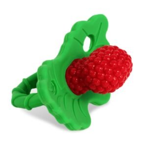 Read more about the article Berry Best Buddy: A Review of the RaZbaby RaZberry Silicone Teether Pacifier