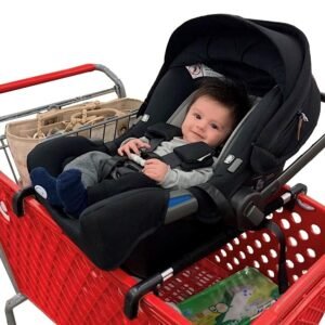 Read more about the article Snug and Secure: The Ultimate Car Seat Carrier for Easy Shopping Adventures!