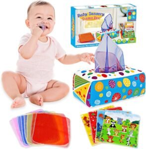 Read more about the article Cuddle and Play: A Review of the Aiduy Baby Tissue Box Toy!