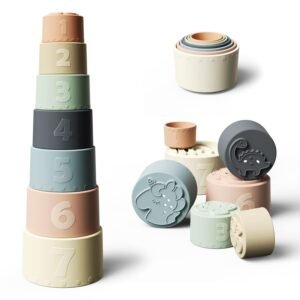 Read more about the article Stacking Joy: A Fun Review of Moonkie’s Adorable Stacking Cups Toy for Babies!