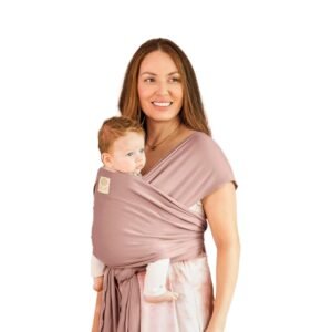 Read more about the article Snuggle in Style: A Review of the LÍLLÉbaby Dragonfly Wrap Carrier in Vintage Rose