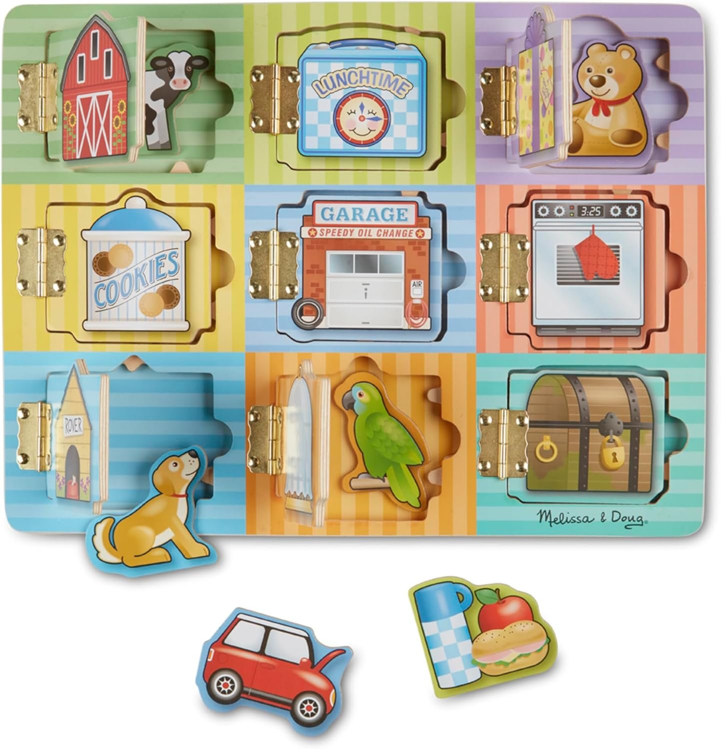 Read more about the article Playful Discoveries: A Review of the Melissa & Doug Hide and Seek Wooden Activity Board
