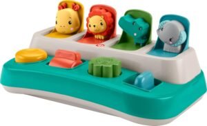 Read more about the article Discovering Fun: A Review of Fisher-Price Busy Buddies Pop-Up Toy
