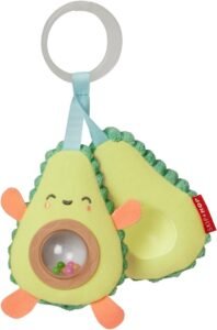 Read more about the article Avocado Adventures: A Delightful Review of the Skip Hop Farmstand Baby Stroller Toy
