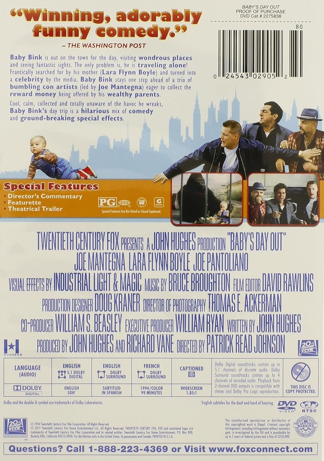 Baby's Day Out Movie Cover