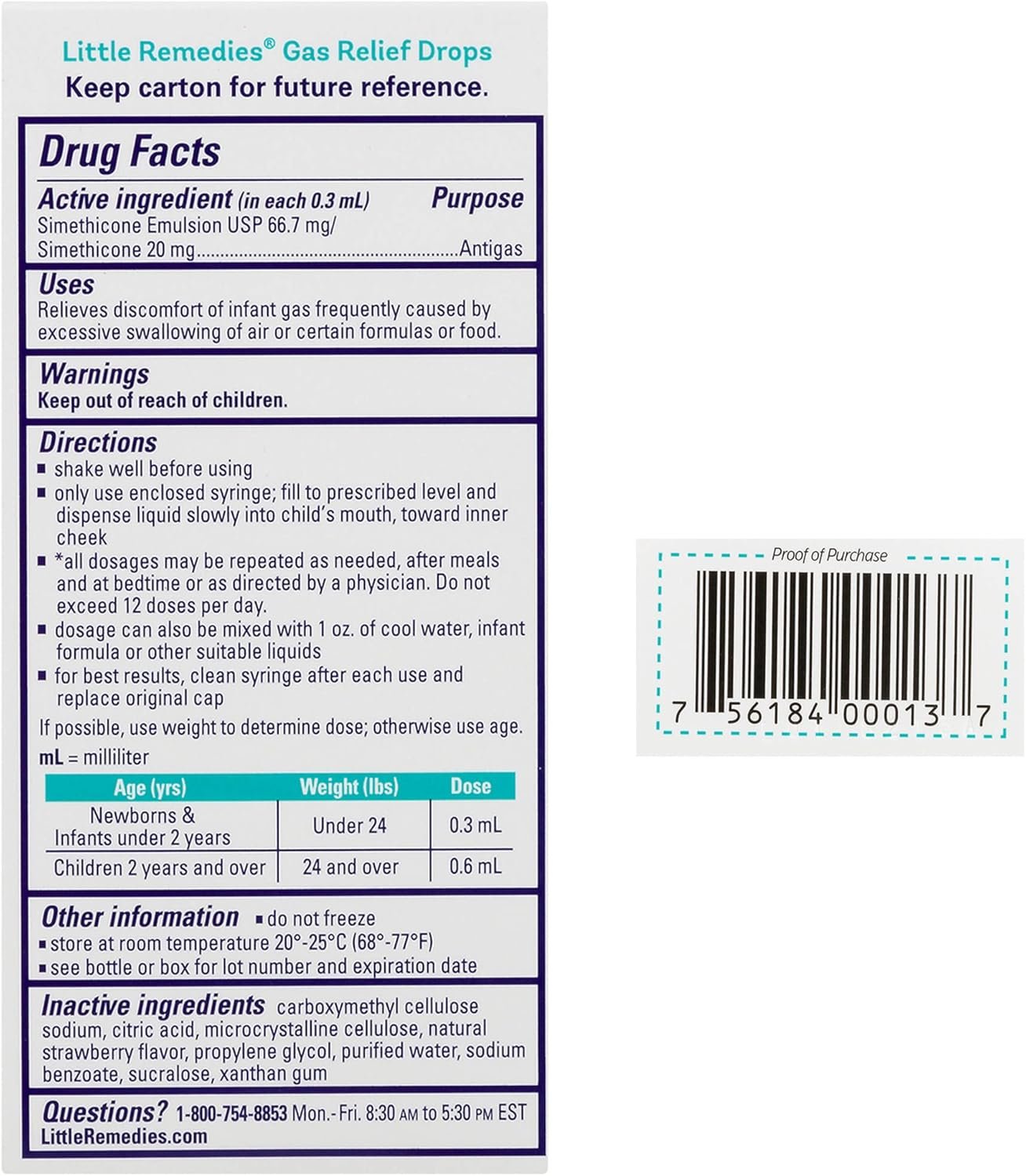 Little Remedies Gas Relief Drops