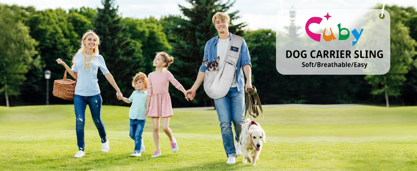 Cuby dog sling carrier