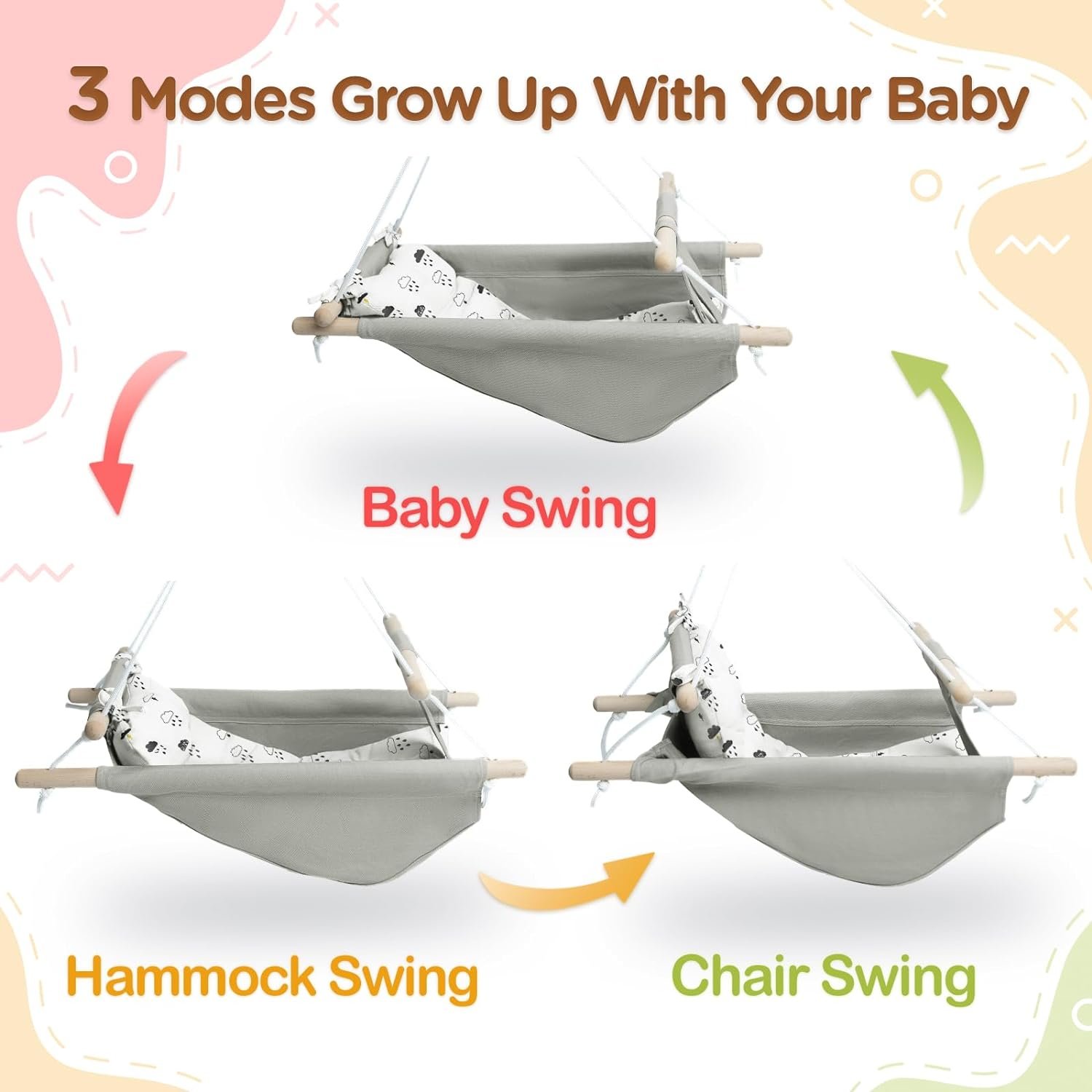 Gladswing® Play & Grow Baby Hammock