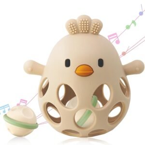 Read more about the article Tiny Toes & Happy Gums: A Review of the 2-in-1 Baby Teething Toy
