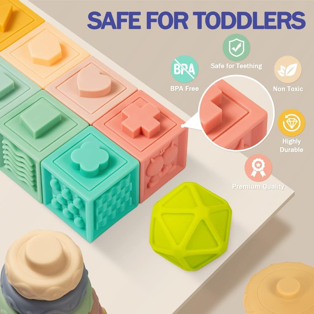 Jyusmile Soft Baby Toy Set