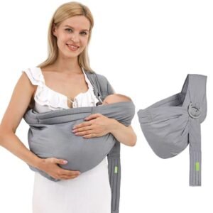 Read more about the article Snuggle in Style: The Ultimate Grey Ring Sling for Cozy Babywearing