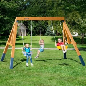 Read more about the article Swinging into Fun: A Family Review of the ROBUD 3-in-1 Playground Set