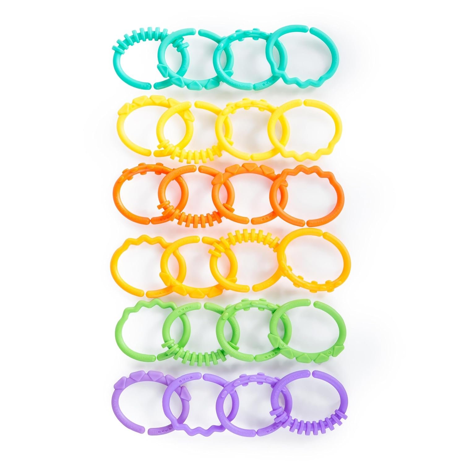 You are currently viewing Colorful Connections: A Review of Bright Starts Lots of Links Rings for Tiny Adventurers!