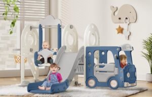 Read more about the article Little Adventurer’s Playground: A Review of the BIERUM Toddler Slide and Swing Combo!