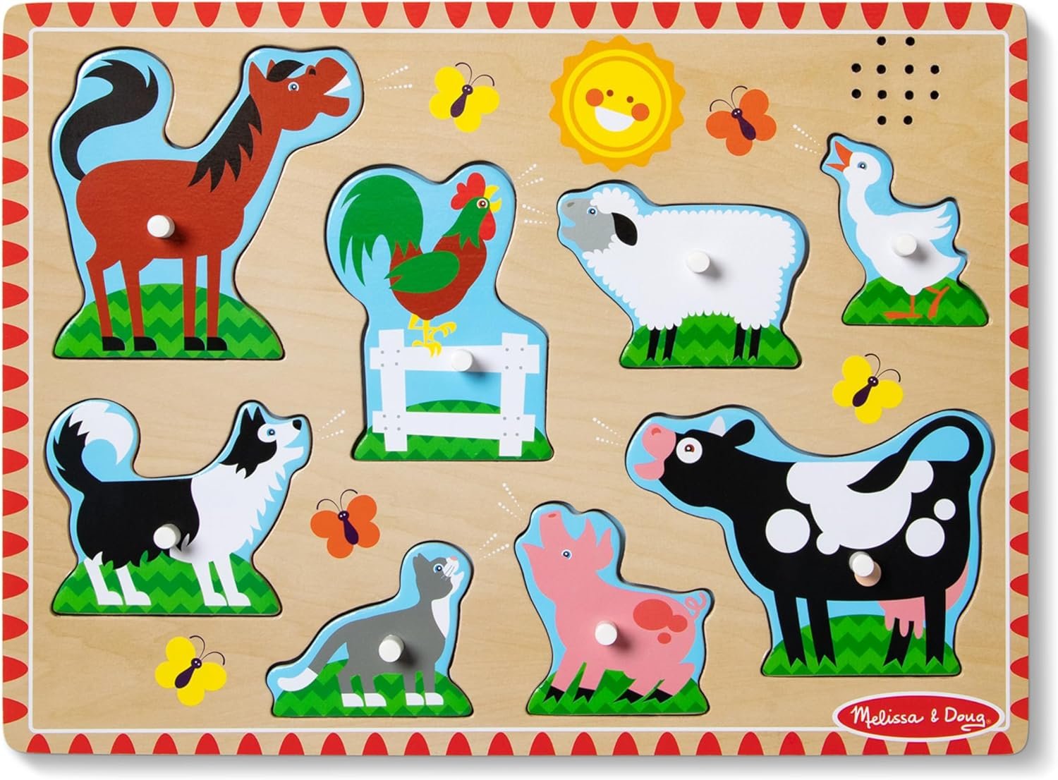 You are currently viewing Farmyard Fun: A Charming Review of the Melissa & Doug Farm Animals Sound Puzzle