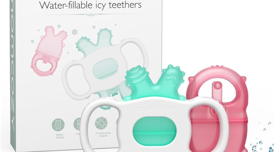 Sweet Soothe: A Review of Momcozy's Adorable Water-Filled Teether Toys for Little Ones