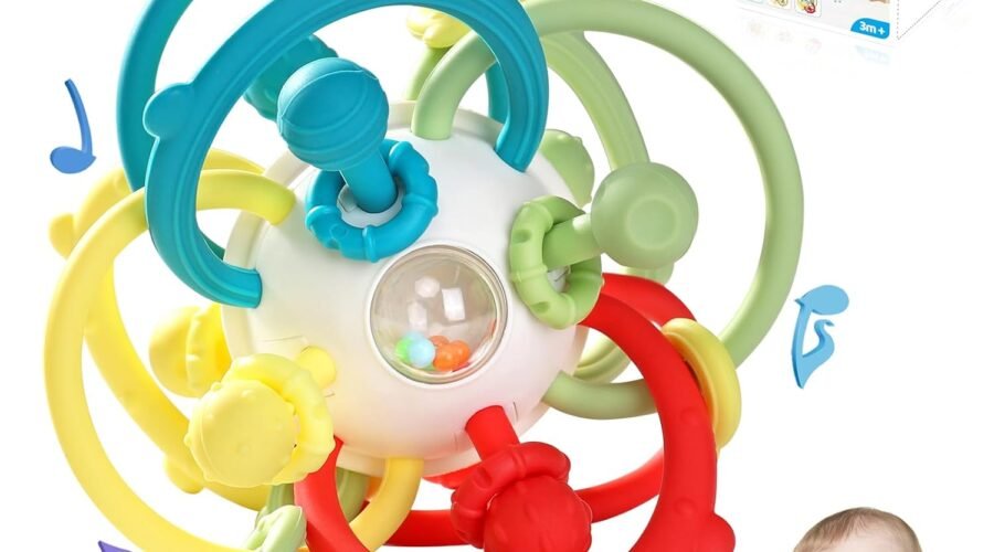 Happy Hands and Smiling Babies: A Review of Orzbow Rattle & Sensory Teething Toys