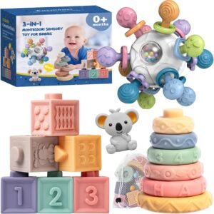 Read more about the article Playful Learning: A Review of the Montessori 3-in-1 Baby Toy Set