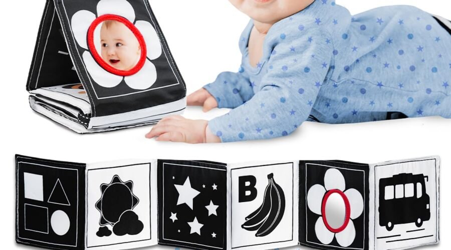 Tummy Time Fun: Exploring Infinno's High Contrast Baby Toys!