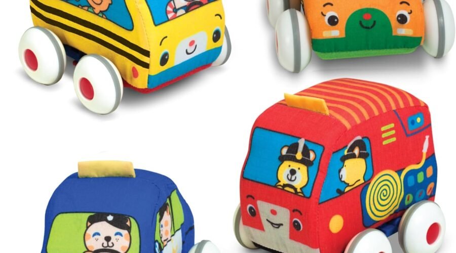 Vroom Vroom Fun: A Playful Review of the Melissa & Doug K's Kids Pull-Back Vehicle Set!