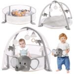 Fun and Functional: The Ultimate 5-in-1 Baby Play Gym Experience!