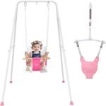 Jumping Joy: The Perfect 2-in-1 Baby Jumper and Swing Set!
