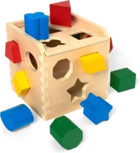 Read more about the article Sorting Fun: A Closer Look at the Melissa & Doug Shape Sorting Cube