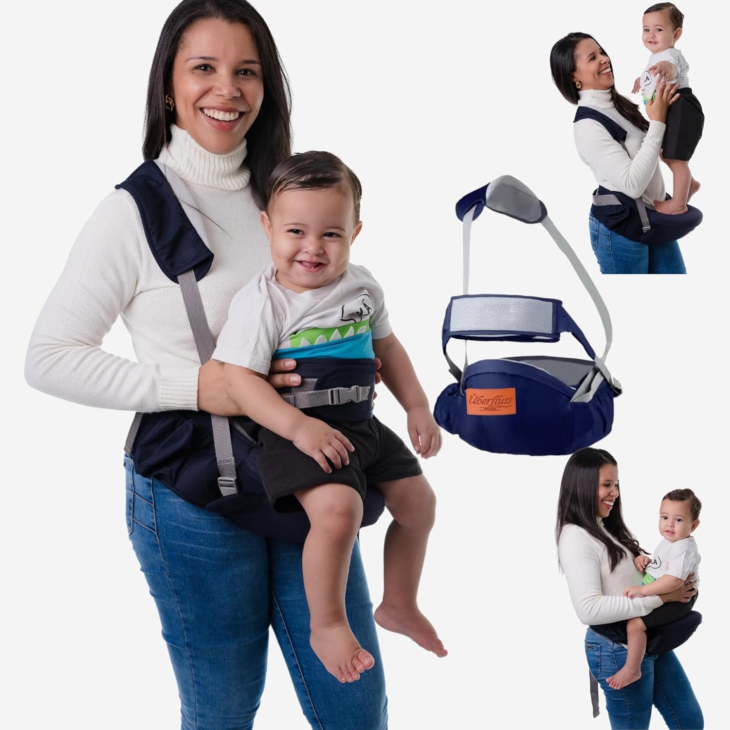 Read more about the article Charming Journeys: Discovering Comfort and Connection with the Baby Seat Carrier in Dark Blue