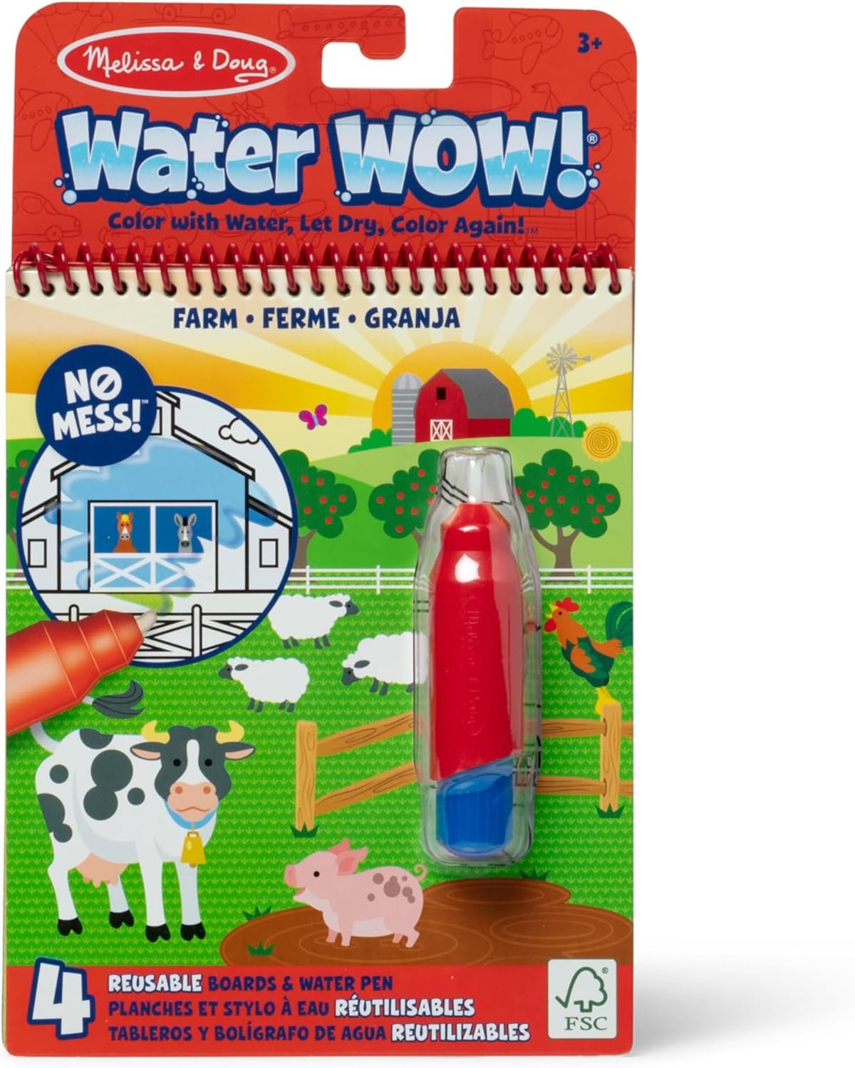 Read more about the article Splash of Fun: A Review of Melissa & Doug Water Wow! On The Farm