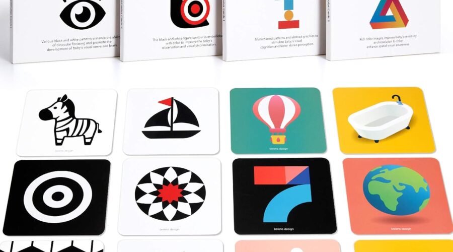 Bright Beginnings: A Delightful Dive into Beiens High Contrast Baby Flashcards
