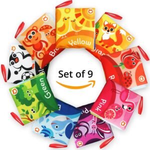 Read more about the article Colorful Adventures: A Sweet Dive into Baby Learning with Cloth Books!