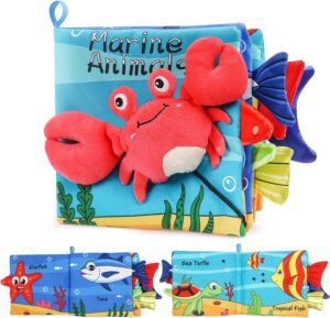 Read more about the article Cuddle Up with Color: A Review of the Soft Baby Books Crinkle Cloth Adventure