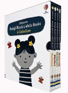 Read more about the article Exploring Contrasts: A Review of Usborne Baby’s Black & White Collection