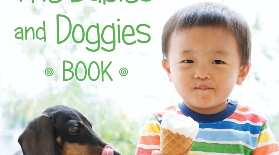 Paws and Crayons: Adorable Adventures in The Babies and Doggies Book