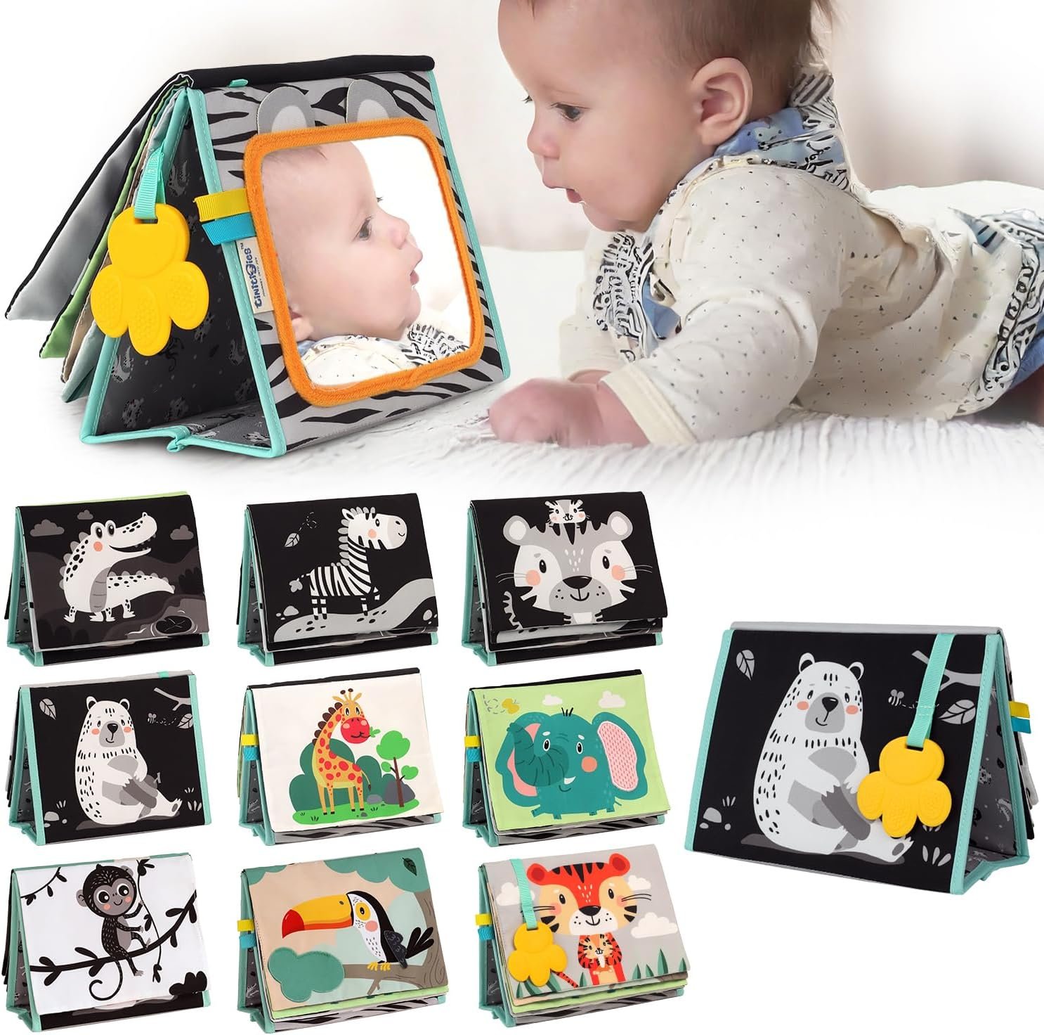Read more about the article Reflecting Joy: A Delightful Review of the Tummy Time Mirror for Babies