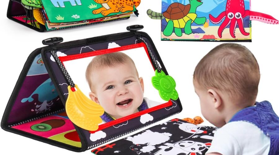Reflections of Fun: A Review of the Baby Mirror Tummy Time Toys