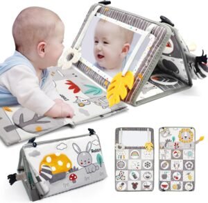 Read more about the article Reflections of Joy: A Review of the Tummy Time Mirror for Little Explorers