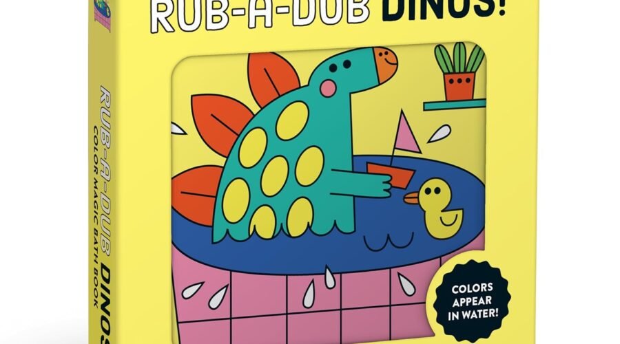 Splashing into Adventure: A Review of Rub-a-Dub Dinos! Color Magic Bath Book